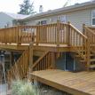 Stained Deck with TWP Cedartone